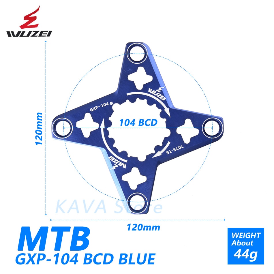 WUZEIMTBmountainbikecrankadapterGXPtoBCD104mmspiderAdapterForSRAMXX1X0X9CrankConvertProtector1xSyste-32990453194