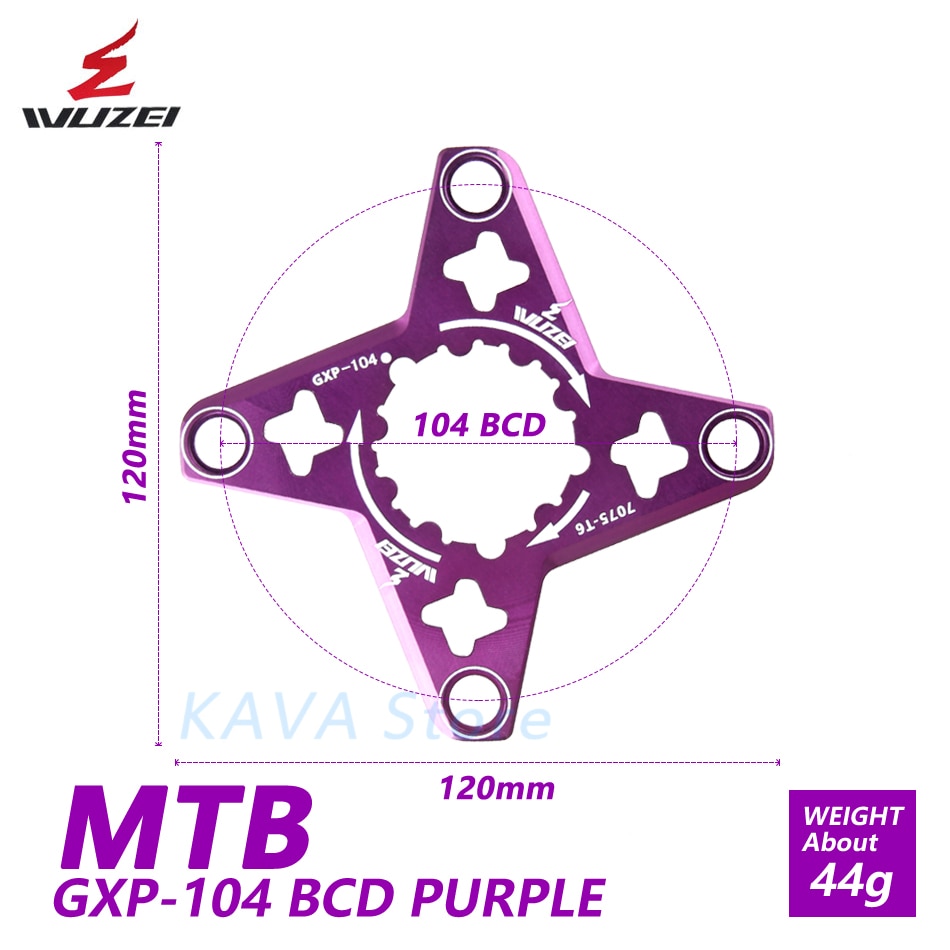WUZEIMTBmountainbikecrankadapterGXPtoBCD104mmspiderAdapterForSRAMXX1X0X9CrankConvertProtector1xSyste-32990453194