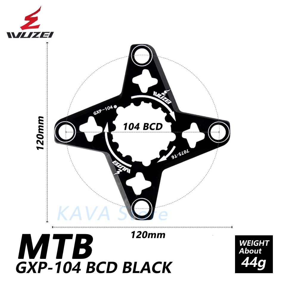 WUZEIMTBmountainbikecrankadapterGXPtoBCD104mmspiderAdapterForSRAMXX1X0X9CrankConvertProtector1xSyste-32990453194