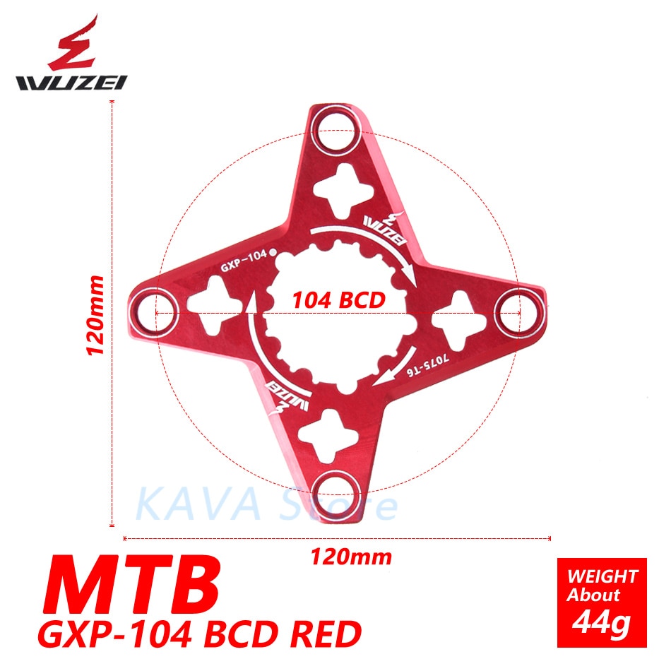 WUZEIMTBmountainbikecrankadapterGXPtoBCD104mmspiderAdapterForSRAMXX1X0X9CrankConvertProtector1xSyste-32990453194