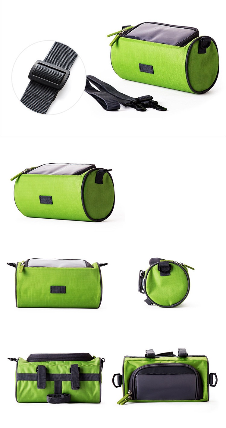 WaterproofBicycleBagsFrontTubePanniersTouchScreenCyclingPhoneBagCaseMountainBikeHandlebarPhonePouch-32911297065
