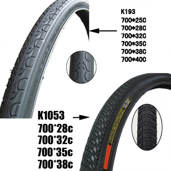Catazer 700*28C 700*25C 32C 35C 700*40C 30 TPI 193 1053 Road Bike Bicycle Tire for Fixed Gear Road Bicycle Cruiser Bike